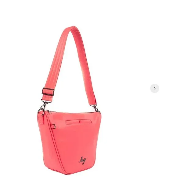 LUG Quest Satin Luxe - NWT Pink Grapefruit   (NEW NEW NEW - THIS BAG IS STUNNING - Picture 4 of 7